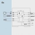 Jiskrově bezpečný oddělovací zesilovač MM 5042 - bariéra analogových signálů - obousměrný HART