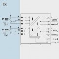 MM 5044 Pt 100 Jiskrově bezpečný oddělovací zesilovač - Pt 100/I (U) nebo R/I (U) - dvoukanálový