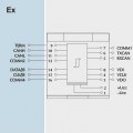 Jiskrově bezpečný oddělovací zesilovač MM 5060 - CAN/Rx, Tx