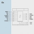 Jiskrově bezpečný oddělovací zesilovač MM 5061 - RS 422 (485)/Rx, Tx